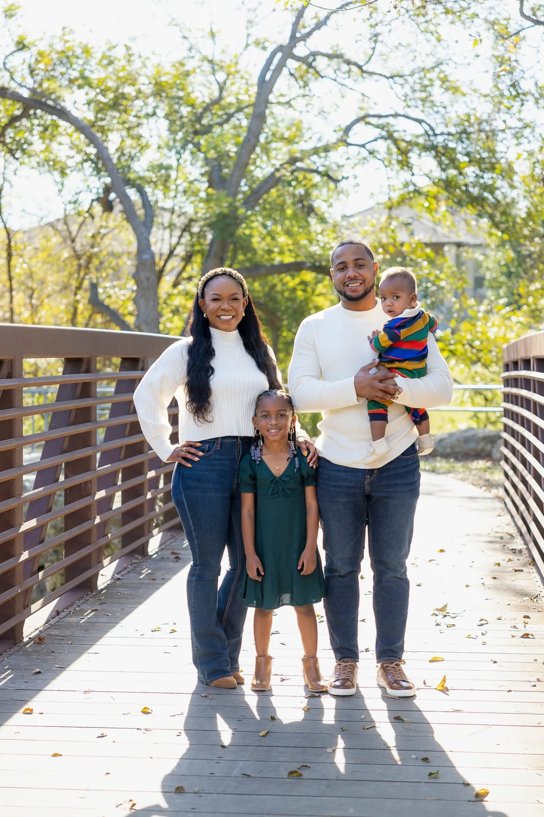 Tony and Charlene Dabney with their family